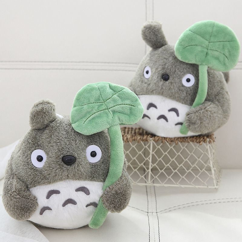Thú Nhồi Bông Hình Totoro Lá Sen Dễ Thương Thân Thiện Với Môi Trường