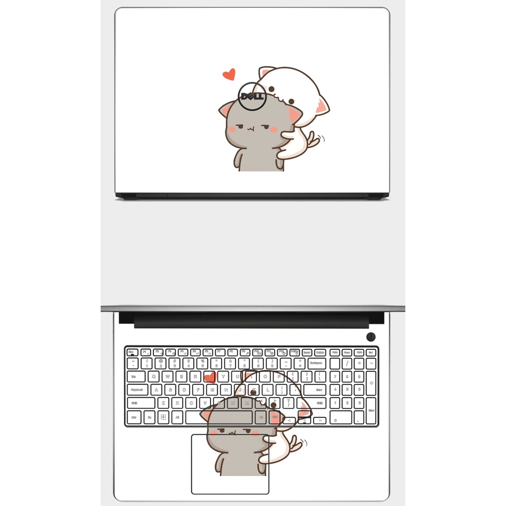 Skin dán Laptop hình CUTE cặp đôi. Full các dòng máy: Asus, Acer, Dell, HP,... In theo yêu cầu
