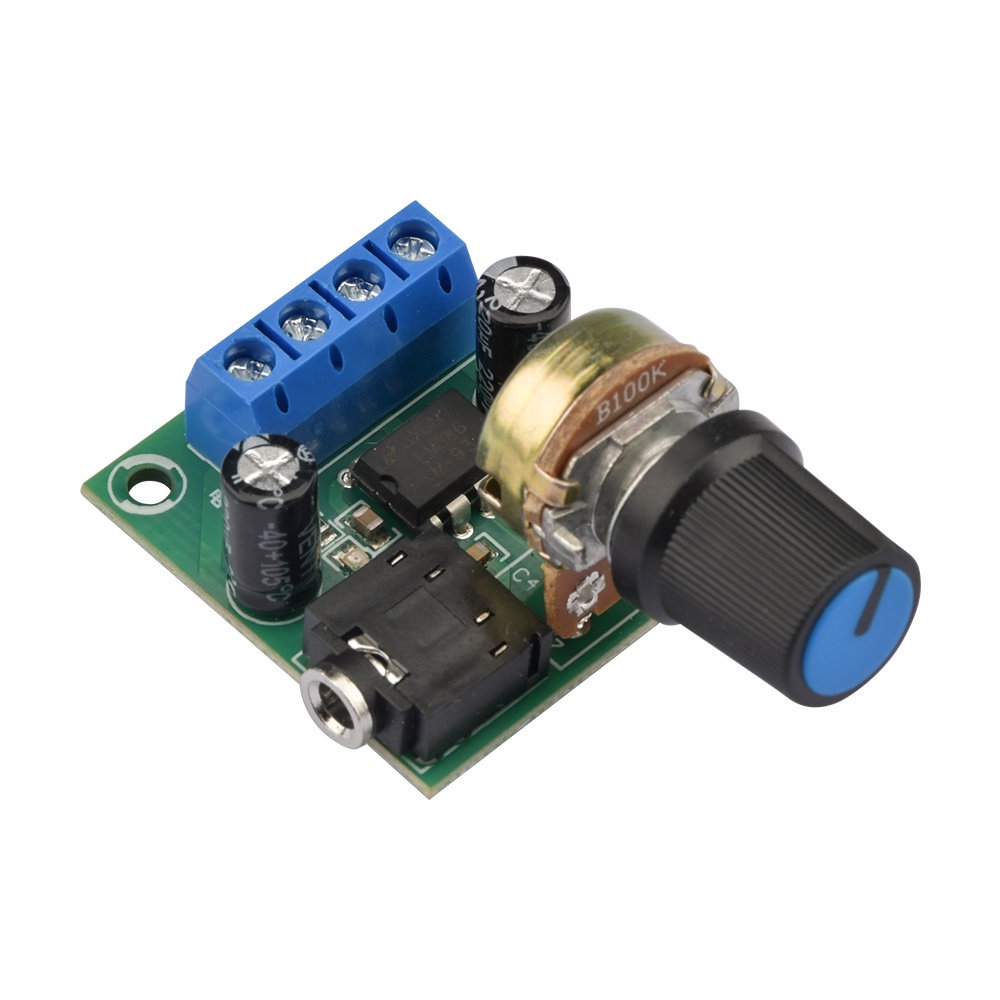 Bảng mạch khuếch đại âm thanh DIYMORE LM386 10W Mono 3.5mm DC 3-12V tự lắp ráp