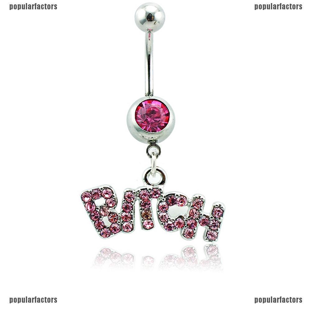 Khuyên Rốn Đính Đá Quyến Rũ Hợp Thời Trang