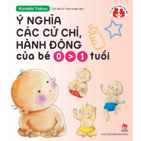 Sách - Ý Nghĩa Các Cử Chỉ, Hành Động Của Bé 0 - 1 Tuổi [ 2017 ] - nxb Kim Đồng