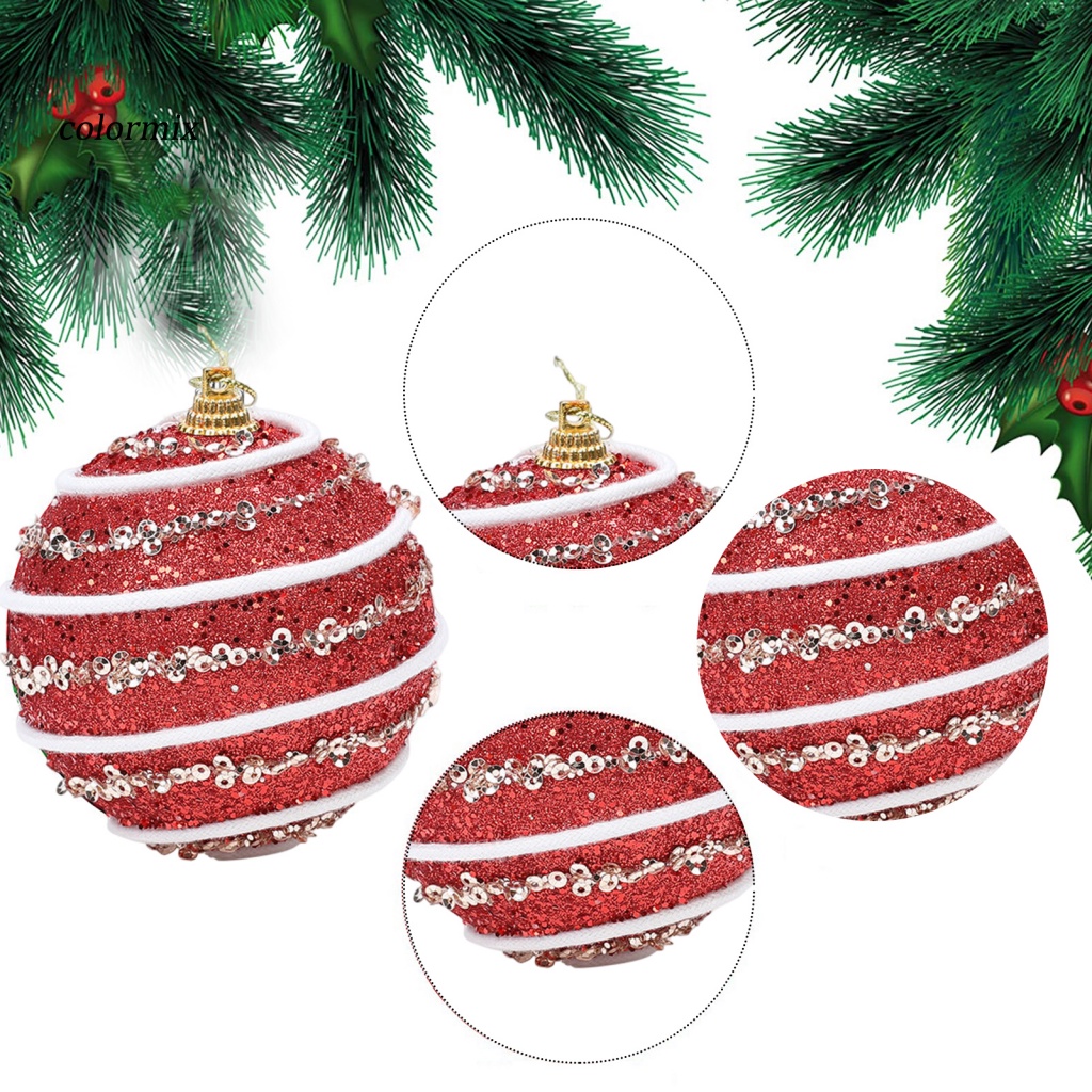 Quả Châu 8cm Trang Trí Cây Thông Giáng Sinh