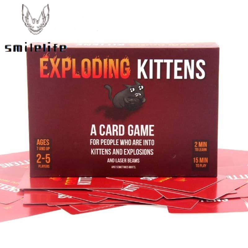 Bộ Thẻ Bài Trò Chơi Exploding Kittens Explicit Content
