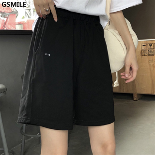 Quần Short Jeans Nữ Lưng Cao Ống Rộng Phong Cách Hàn Quốc