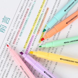 Bút highlight pastel 2 đầu FLUORESCENT PEN (dupe STABILO)
