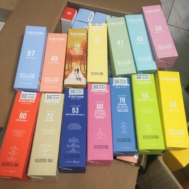 🌸Nước hoa xịt thơm W.Dressroom mùi 20,11,49,18,02,45,55,78,79,80,97,98...chính hãng 100%, đủ các mùi mới