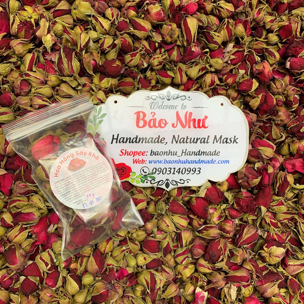 10Gr Hoa Hồng - Làm Trà, Ngâm Bồn Tắm