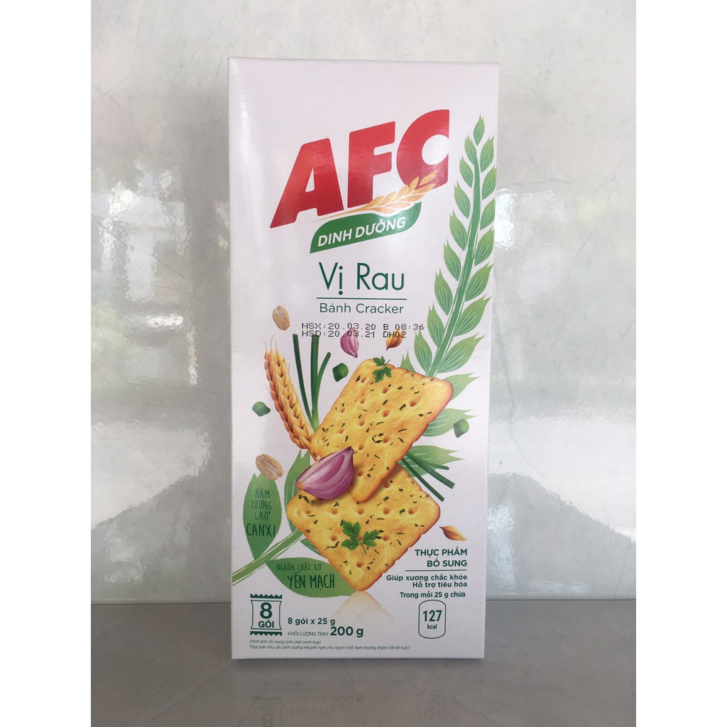 FREESHIP/Bánh AFC vị rau cải 200g