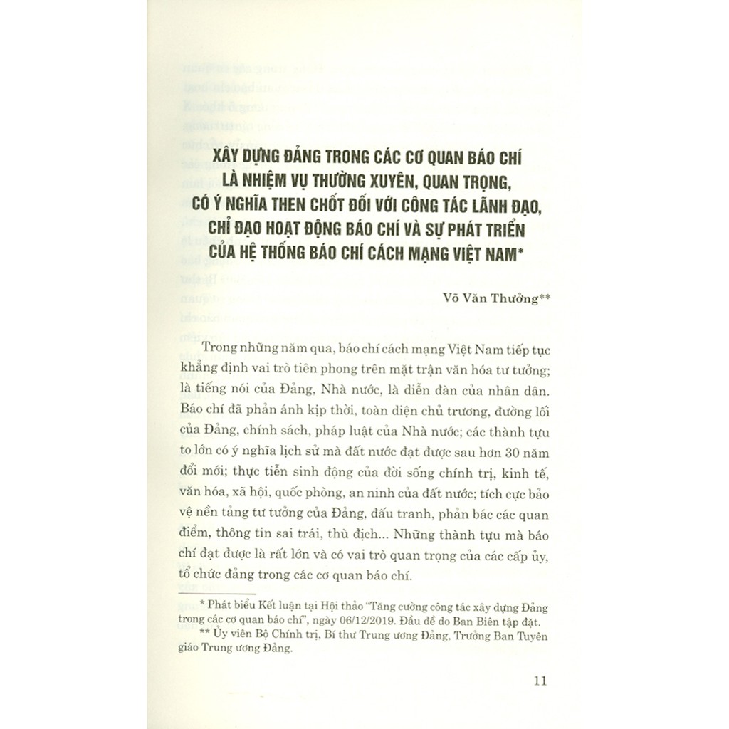 Sách - Tăng Cường Công Tác Xây Dựng Đảng Trong Các Cơ Quan Báo Chí | BigBuy360 - bigbuy360.vn