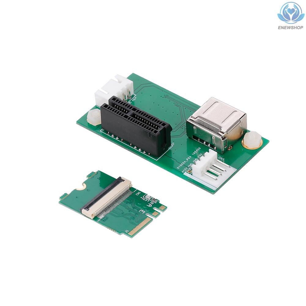 (hàng Mới Về) Bảng Mạch Chuyển Đổi Mini Pci-e Sang Pci-e Với Khe Cắm Dọc