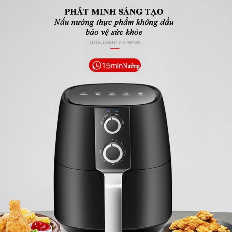 Nồi chiên không dầu CAMEL 5L  công suất 1350W