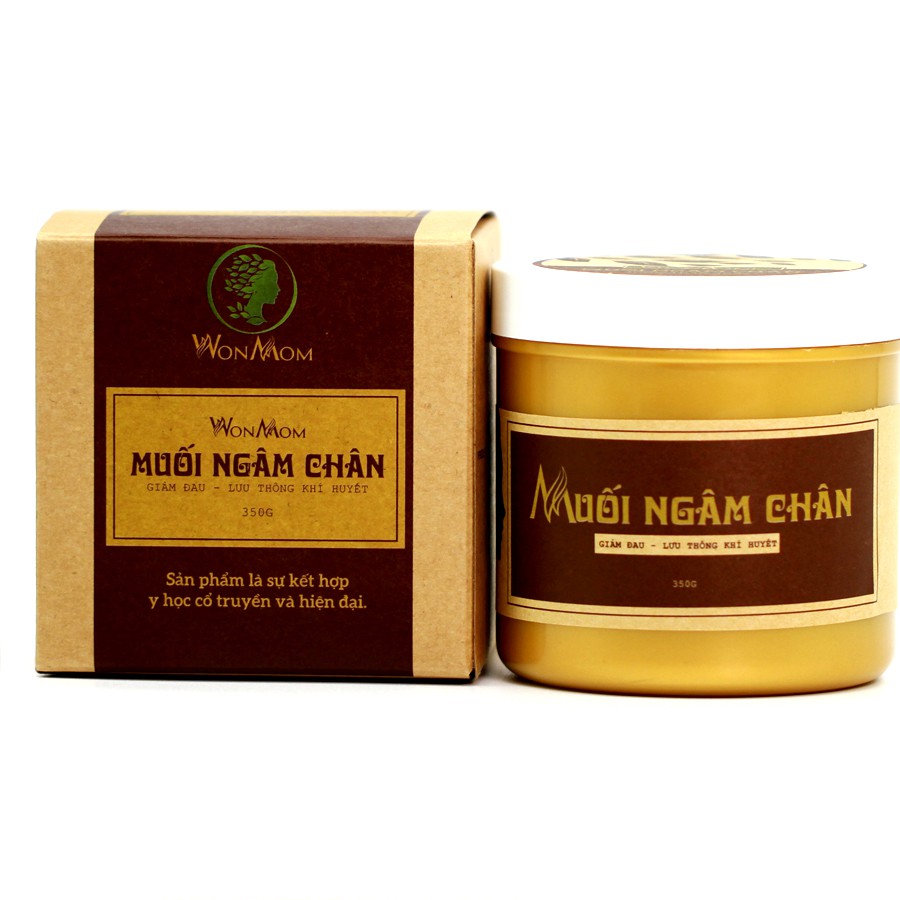 Muối ngâm chân thảo dược Giảm Đau Nhức, Phù Nề tốt cho người bị xương khớp và các mẹ bầu WonMom 350gr