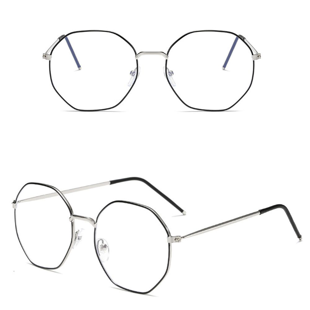Kính Đeo Mắt Gọng Kim Loại Chống Ánh Sáng Xanh Phong Cách Cổ Điển Thời Trang Sự Bảo Vệ