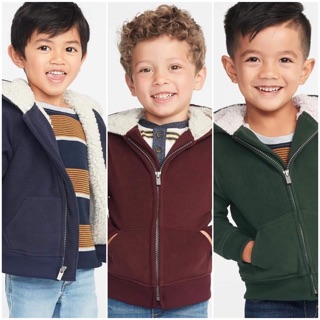 Áo khoác bé trai OLD.NAVY nỉ lót lông