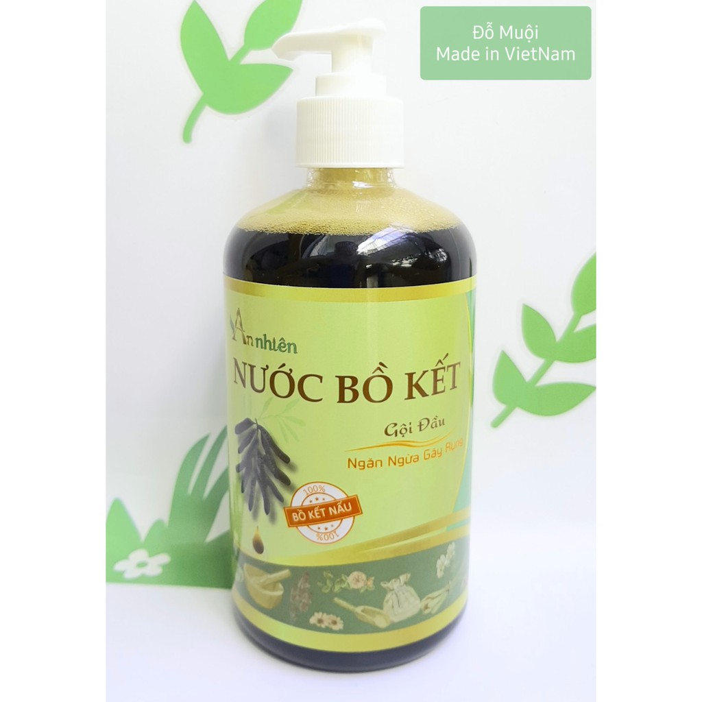Nước bồ kết gội đầu An Nhiên 500ml trị rụng, dưỡng tóc | BigBuy360 - bigbuy360.vn