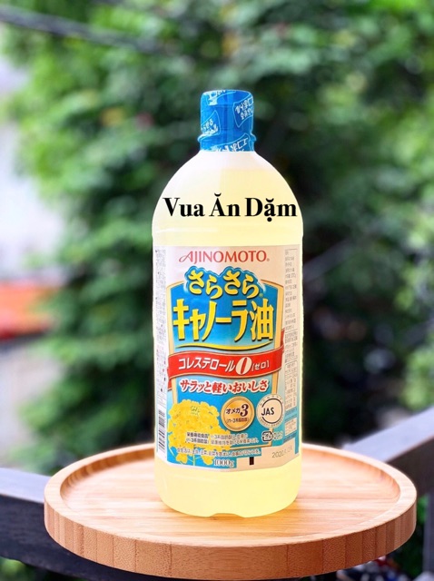 (Date 12/2024) Dầu Hoa Cải Ajinomoto Chai 1 Lít
