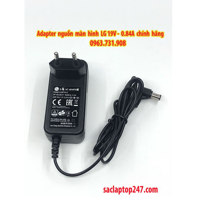 Adapter nguồn màn hình LG 19V 0.84A chính hãng