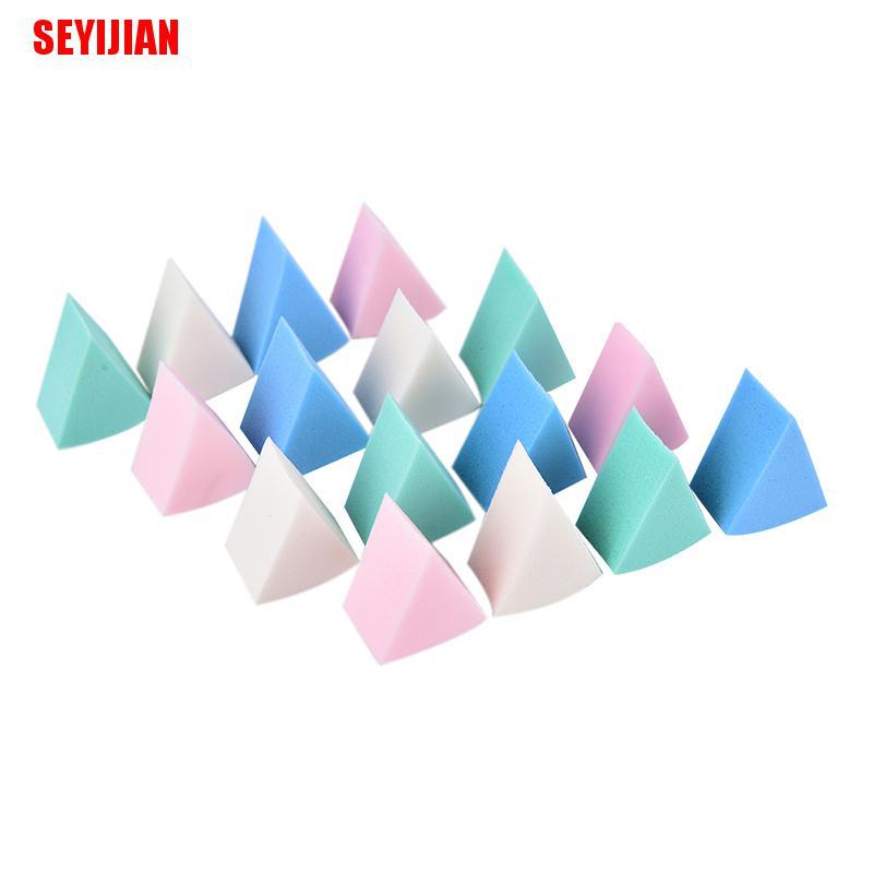 Set 8 Mút Rửa Mặt Hình Tam Giác Mềm Mại Tiện Dụng