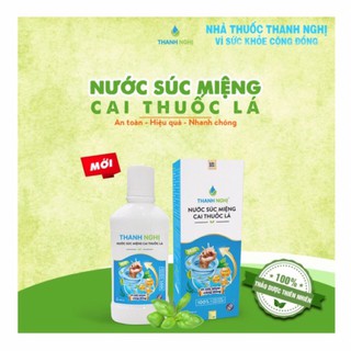 Nước súc miệng cai thuốc lá