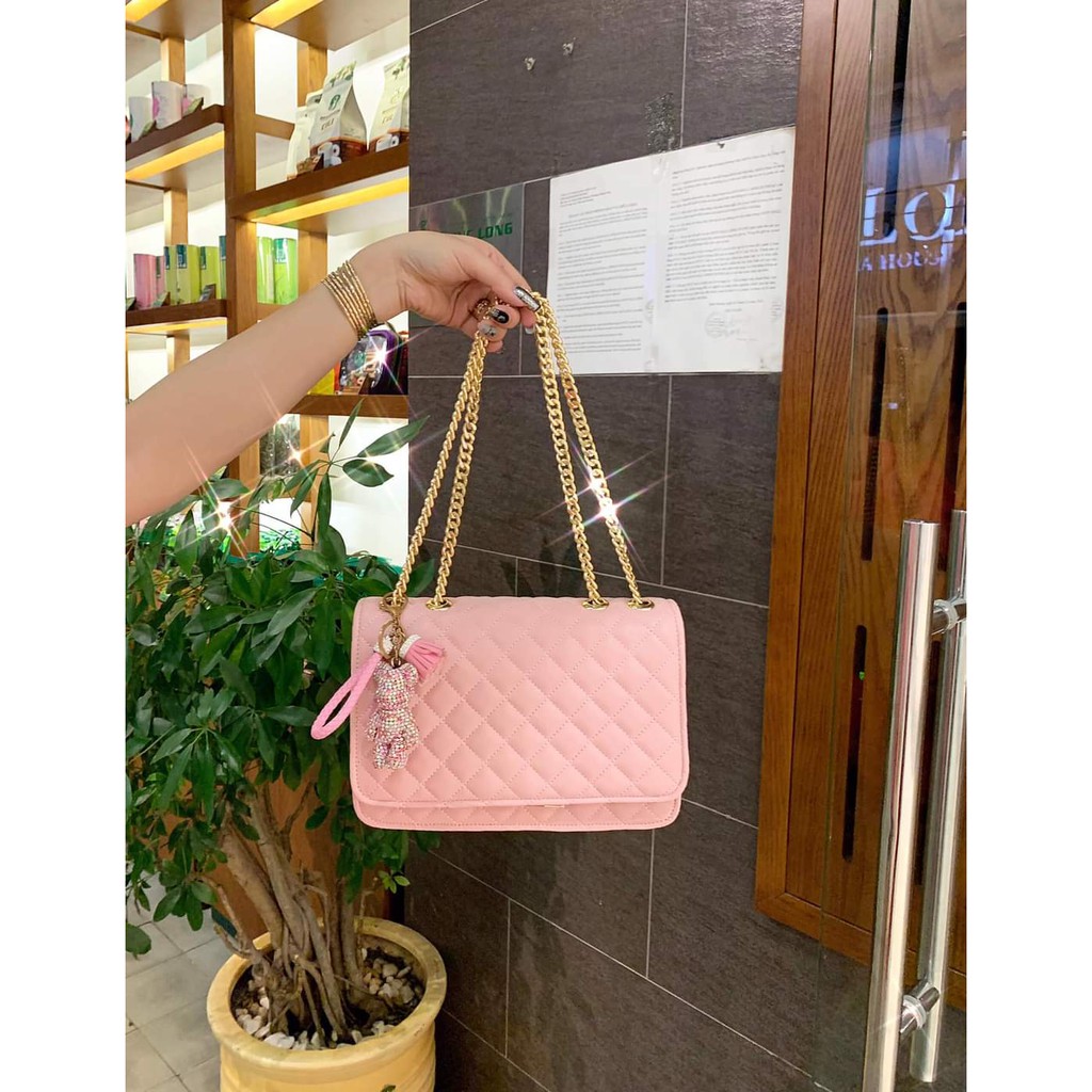 Túi xách nữ thời trang túi trần ô khoá gập size 24cm full màu loại đẹp ảnh thật TX08 + hình shop chụp