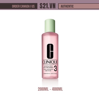 [Bill Clinique] Nước Cân Bằng | Hoa Hồng Clinique Cho Da Hỗn Hợp Thiên Dầu Clinique Clarifying Lotion 3