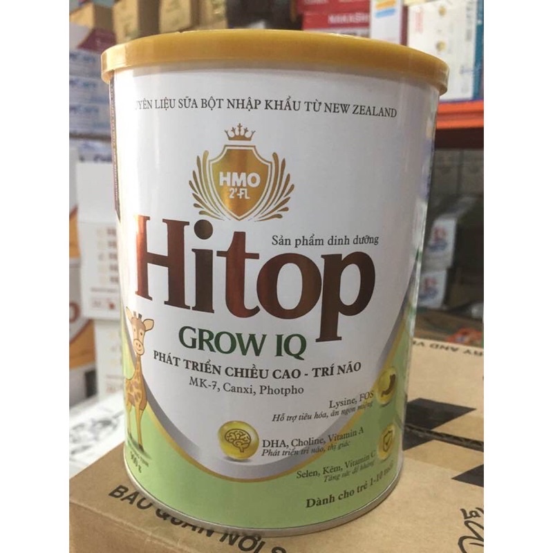 Sữa Hitop GrowIQ 900g date mới