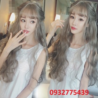 Bộ tóc giả xám khói hàn quốc S138