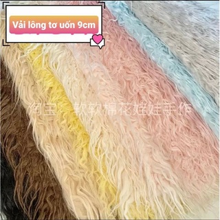 Vải lông uốn 9cm may tóc Doll KPOP