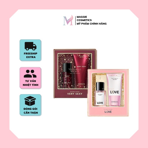 SET XỊT THƠM VÀ DƯỠNG THỂ VICTORIA’S SECRET