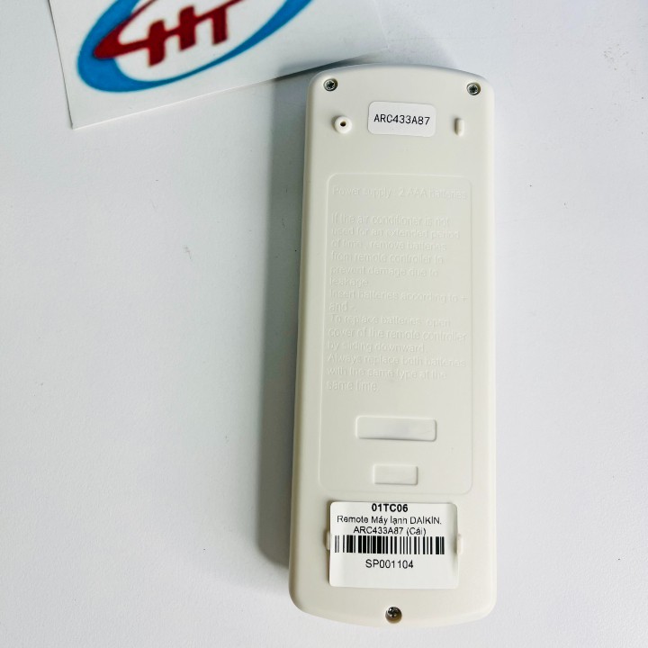 Điều khiển điều hòa, máy lạnh DAIKIN ARC433A87