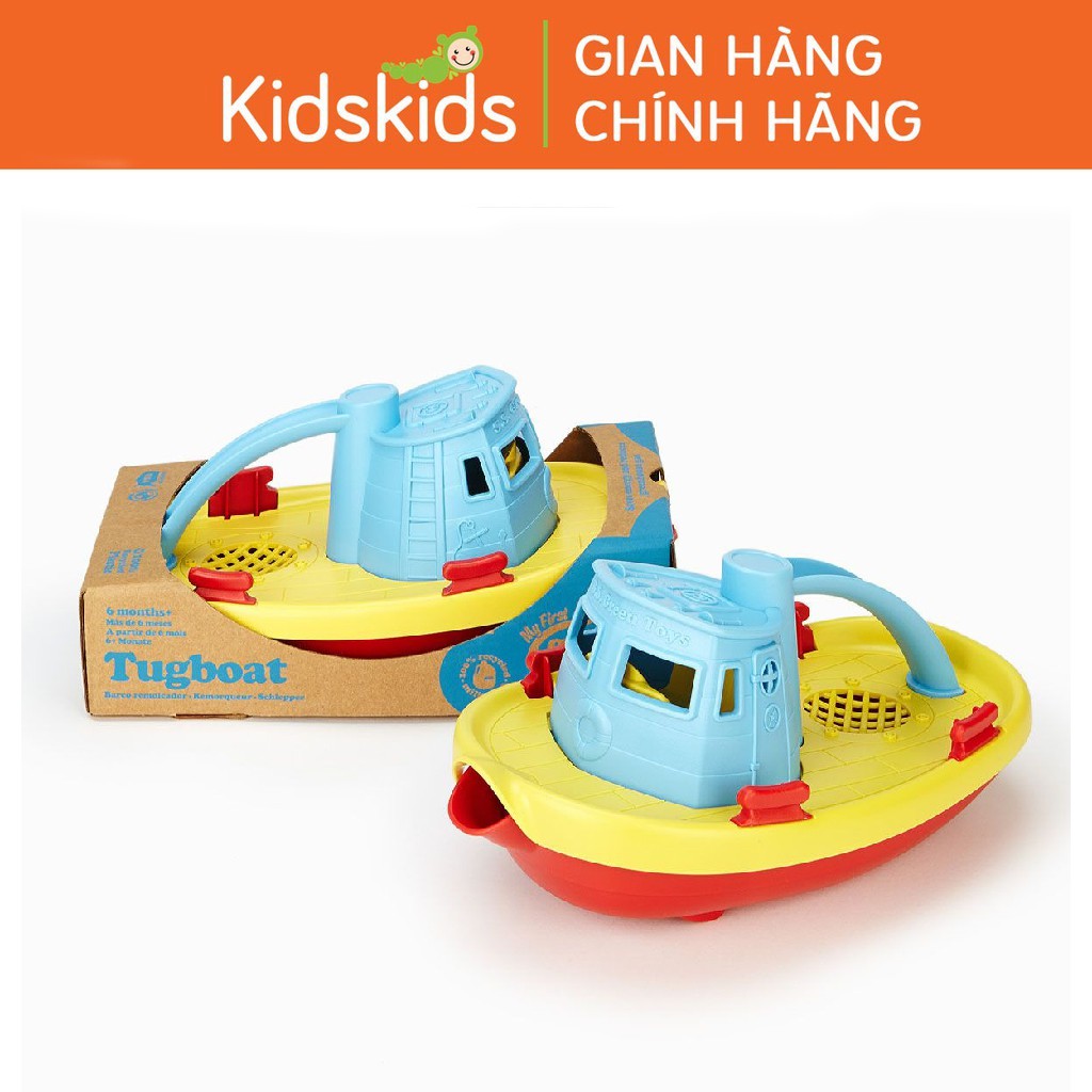 Đồ chơi tàu thuỷ kéo Green Toys - Xanh dương