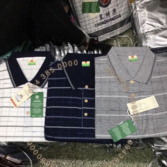 Áo phông túi ngực Nam trung niên tặng bố hàng đẹp nhiều mẫu