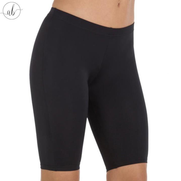 Quần bơi nữ lửng trên gối - Quần tập thể thao gym, yoga, thể dục, legging Freesize (40-60kg) * *