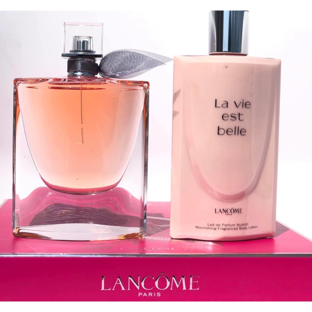 Set Nước hoa Nữ LANCOME La Vie Est Belle 100ml kèm dưỡng thể 200ml