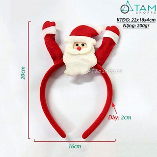 Cài tóc ông già Noel có đèn led TAN