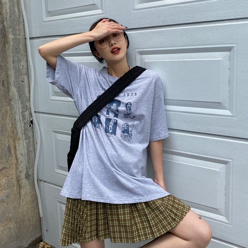 Áo Thun Nữ Tay Lỡ Form Rộng Thiết Kế Mới Lạ