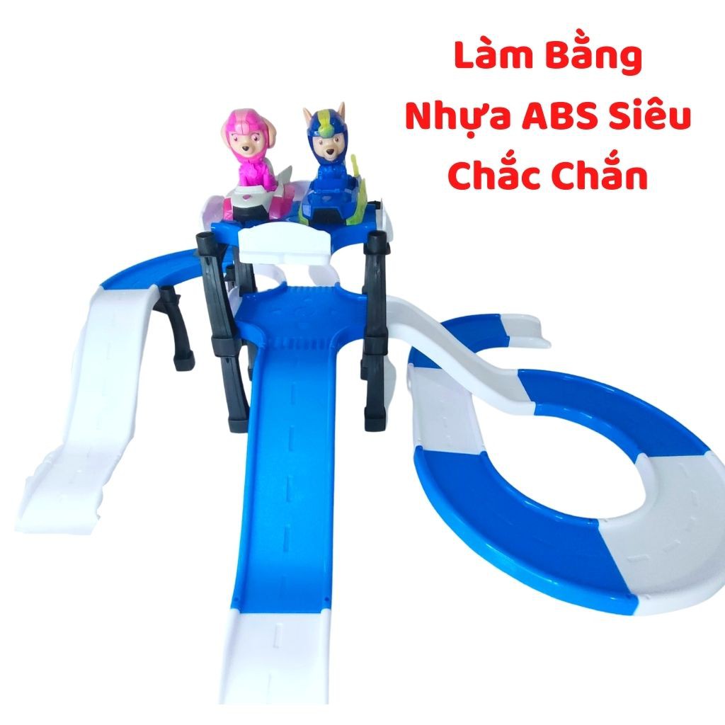 Đồ Chơi Mô Hình Parking Lot Chó Cứu Hộ Trượt Cầu Trượt Cao Cấp Cho Bé, Shop Mẹ Mốc ,CCHDT