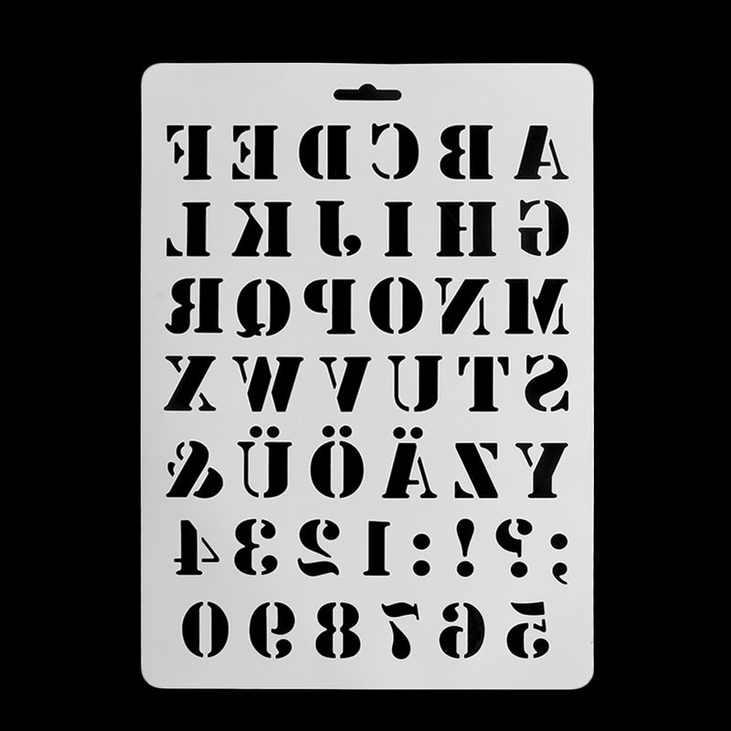 Khuôn Cắt Giấy Kim Loại Hình Chữ Cái Và Số