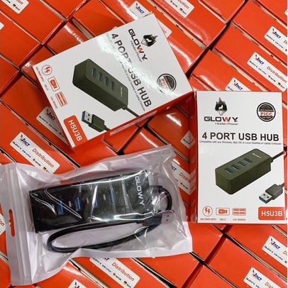 Bộ chia HUB hãng Orico | Glowy 4 cổng USB 3.0 - Hàng Chính Hãng - Bảo hành 1 năm !!!