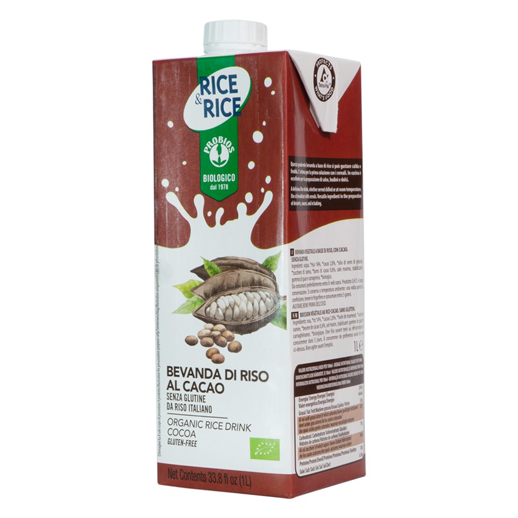 Sữa Gạo Cacao Hữu Cơ 1L ProBios Organic Rice Drink Cocoa