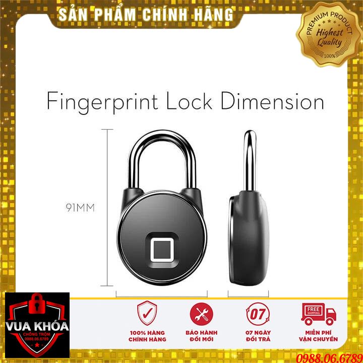 Ổ KHÓA VÂN TAY FINGERPRINTS LOCK P22+⚡FREE SHIP⚡MỞ BẰNG VÂN TAY-KẾT NỐI BLUETOOTH ĐIỆN THOẠI-CẢM ỨNG NHẠY-LƯU ĐƯỢC 10VT