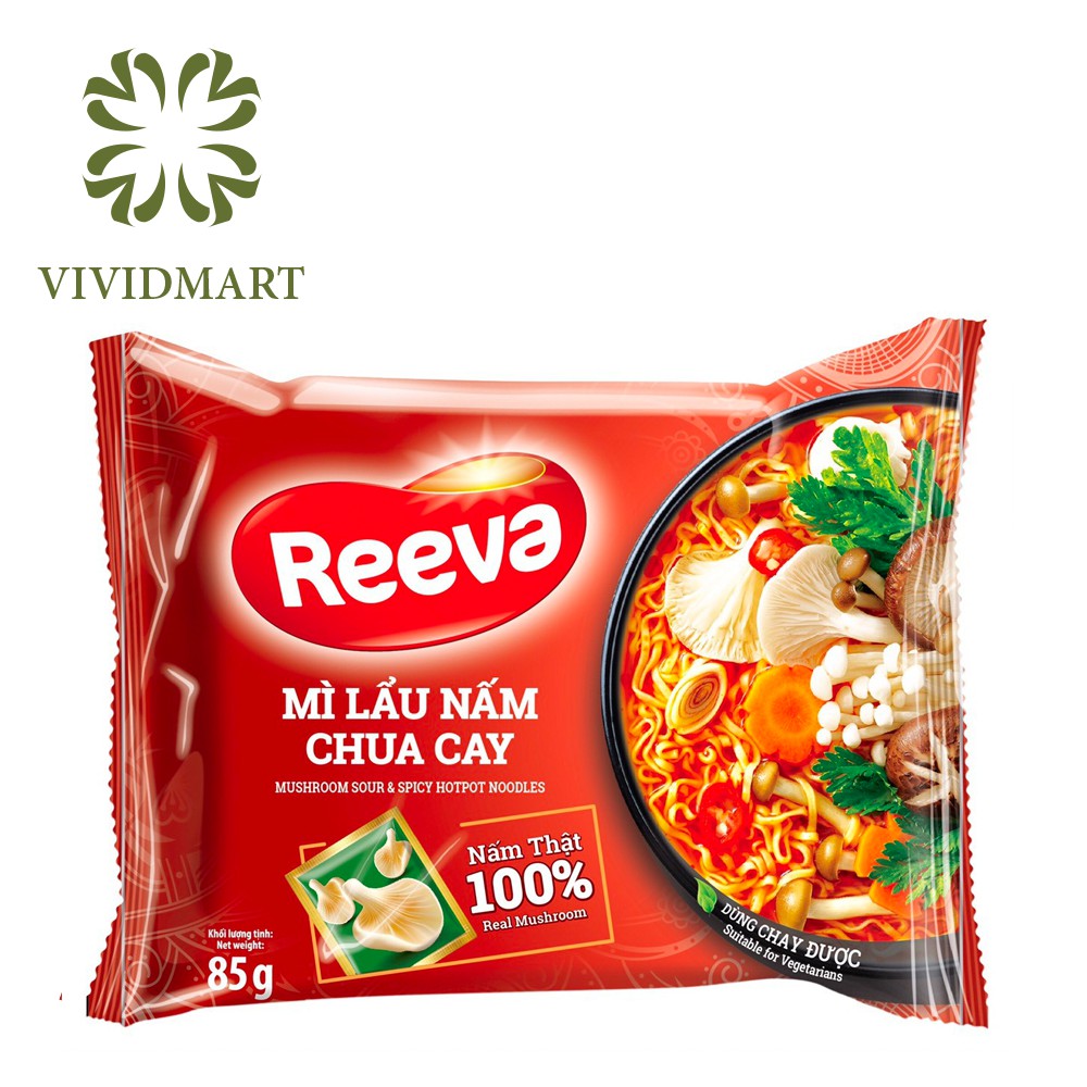 [Toàn quốc] MÌ REEVA 4 VỊ LẨU NẤM / LẨU BÒ NẤM CHUA CAY / LẨU NẤM HẢI SẢN / HẢI SẢN RONG BIỂN - GÓI 85g - UNIBEN | BigBuy360 - bigbuy360.vn