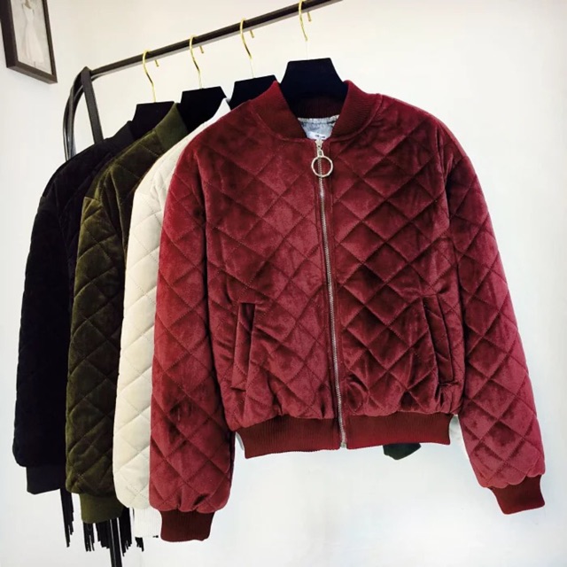 Áo bomber Nhung cực xinh