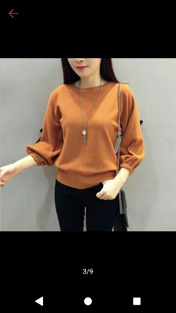 Áo len tay bồng (tay lỡ) | BigBuy360 - bigbuy360.vn