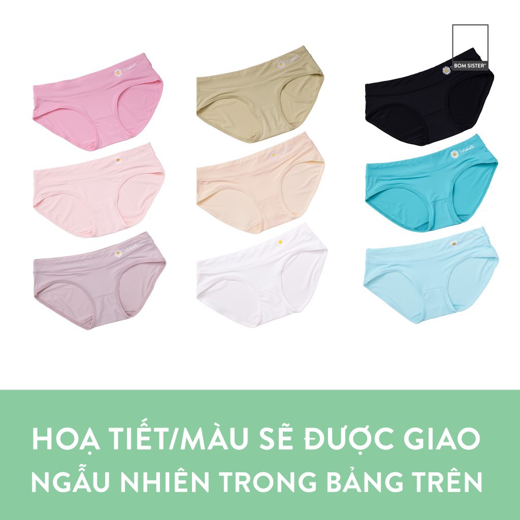 Quần lót thun màu trơn lưng gấp BOM SISTER Q3017 | BigBuy360 - bigbuy360.vn