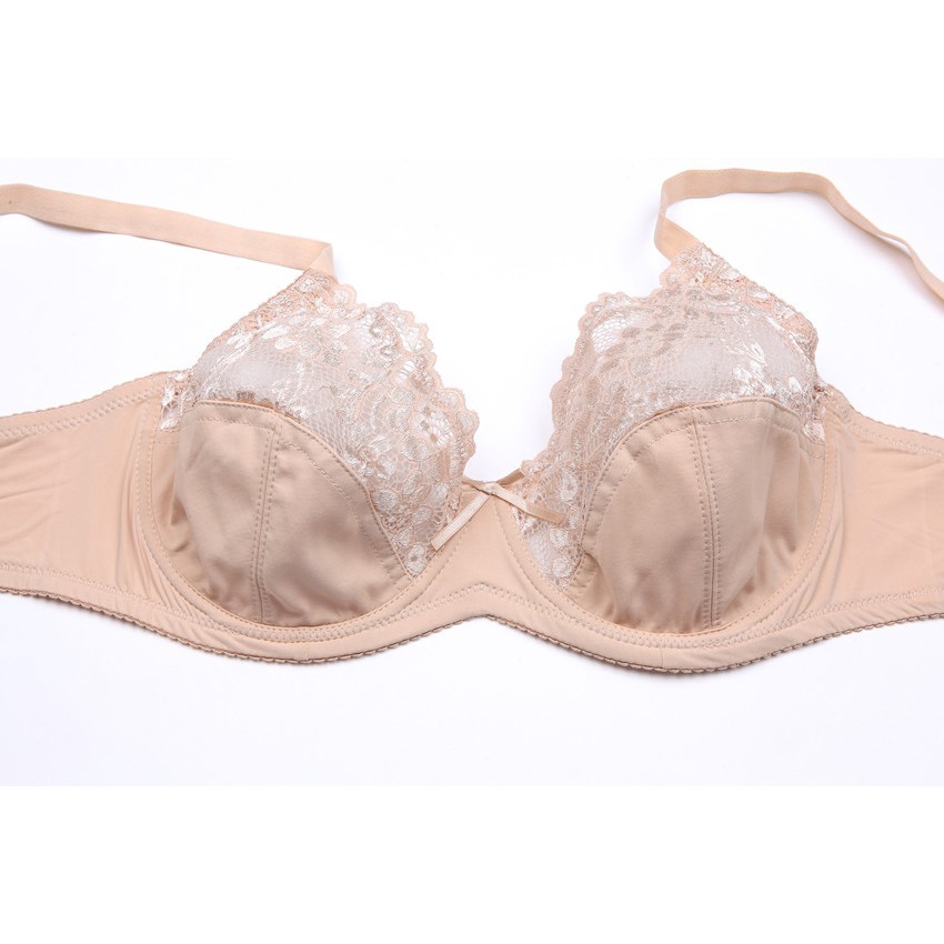 Áo lót VARSBABY phối ren cỡ lớn thoải mái không gây khó chịu thời trang cho nữ