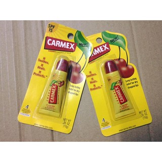 Son Dưỡng Môi Carmex Soothing Lip Balm Cherry dạng tuýt