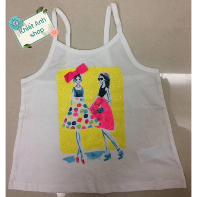 Áo thun 2 dây bé gái Place