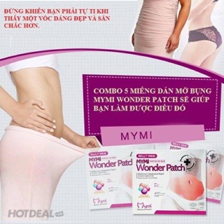Combo 5 miếng dán tan mỡ bụng
