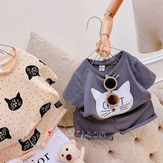 Bộ cotton mèo LE CHAT cho bé